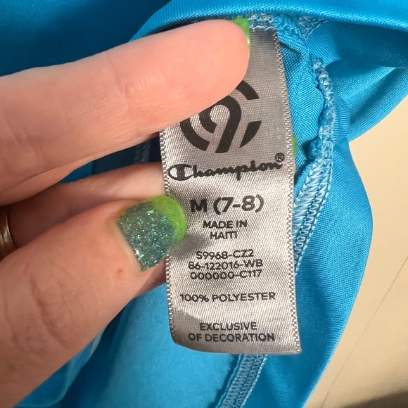 Champion “Shine on, Shine Bright” Active Sleeveless Top, Girl’s M (7/8) - Picture 5 of 5